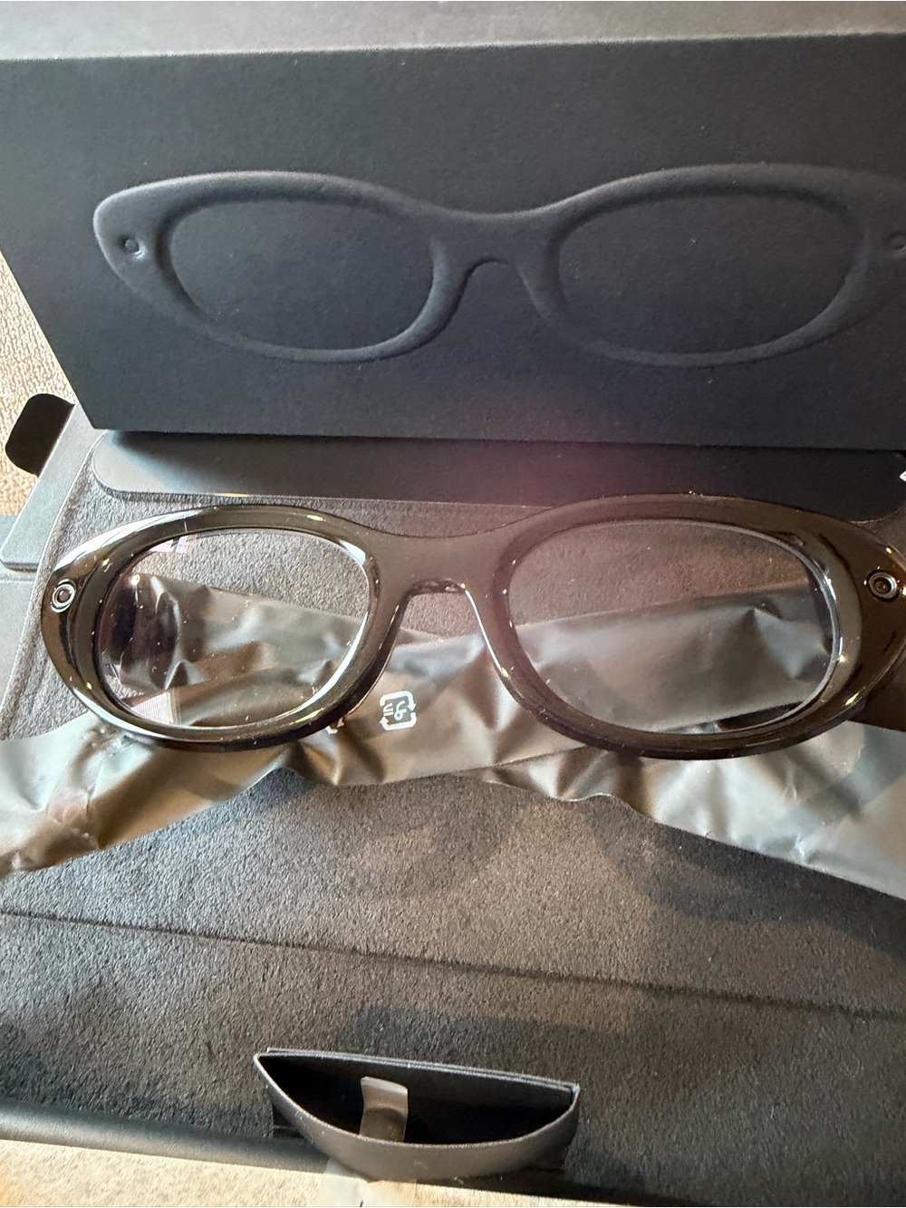 Women’s Meta Starfire Kylie Edition Glasses Midnight Black Frame Lens:Transition